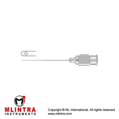 West Lacrimal Cannula Blunt Tip Stainless Steel, Gauge 23